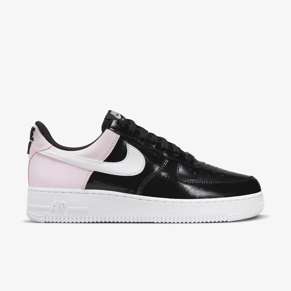 Nike Air Force 1 Black Patent Pink